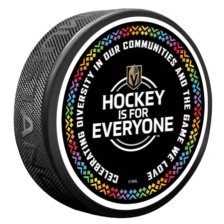 Vegas Golden Knights Puck - Hockey is for Everyone