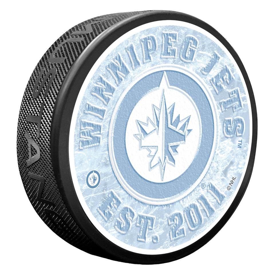 Winnipeg Jets Puck - Frozen