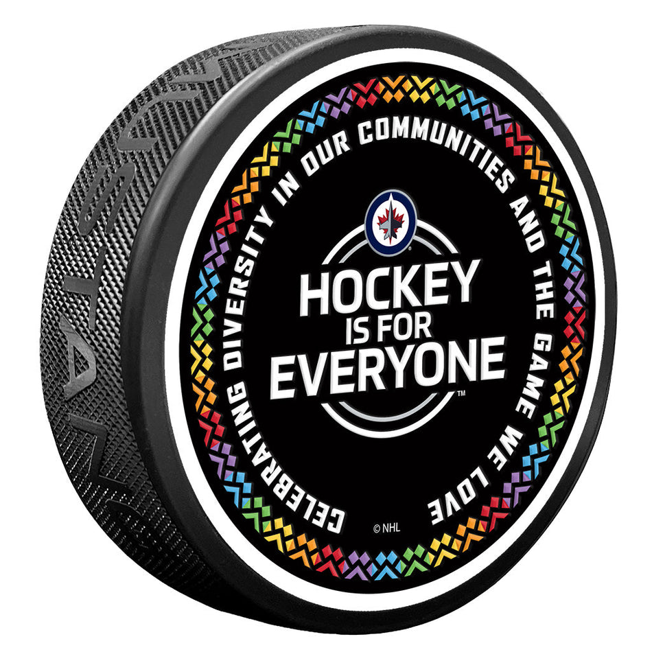 Winnipeg Jets Puck - Hockey is for Everyone