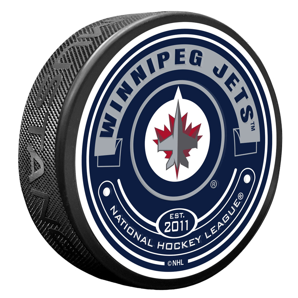 Winnipeg Jets Puck - Rinkside