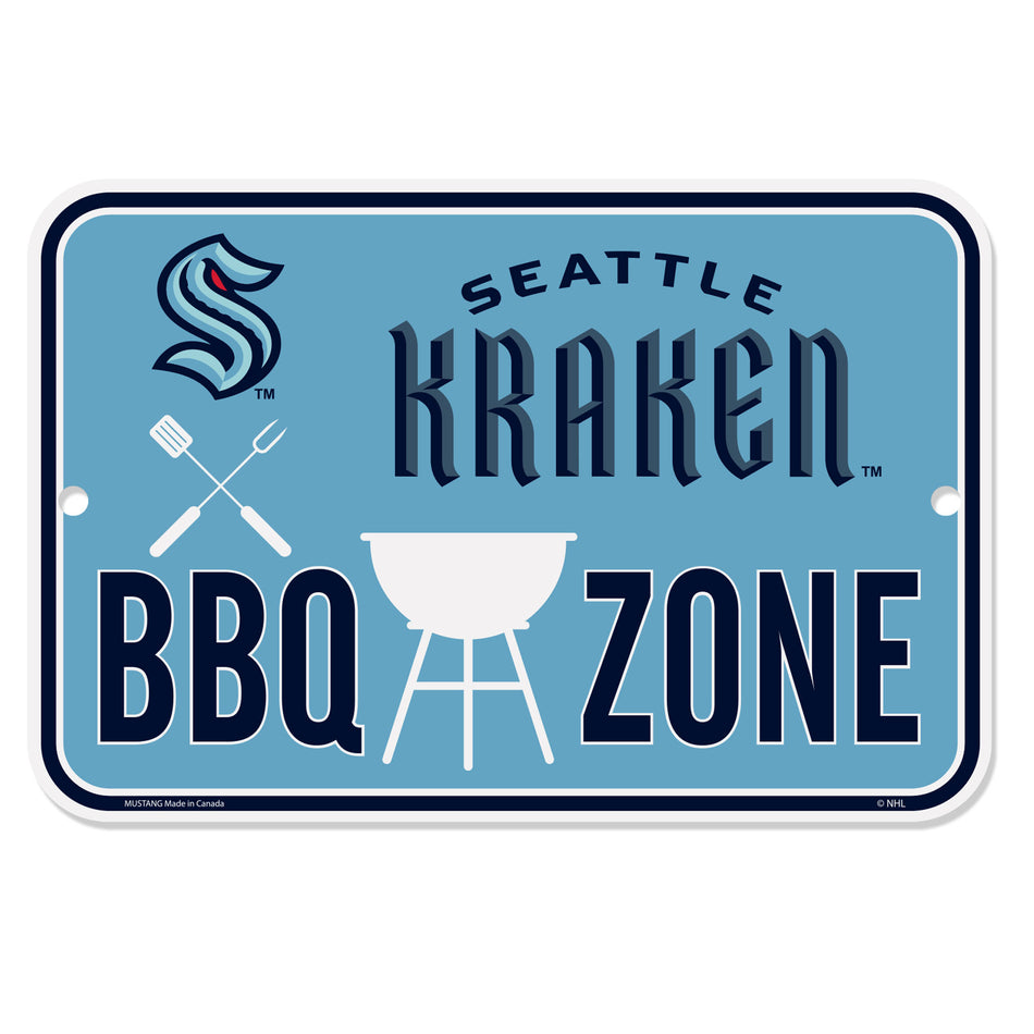 Seattle Kraken Sign - 10" x 15" BBQ Zone