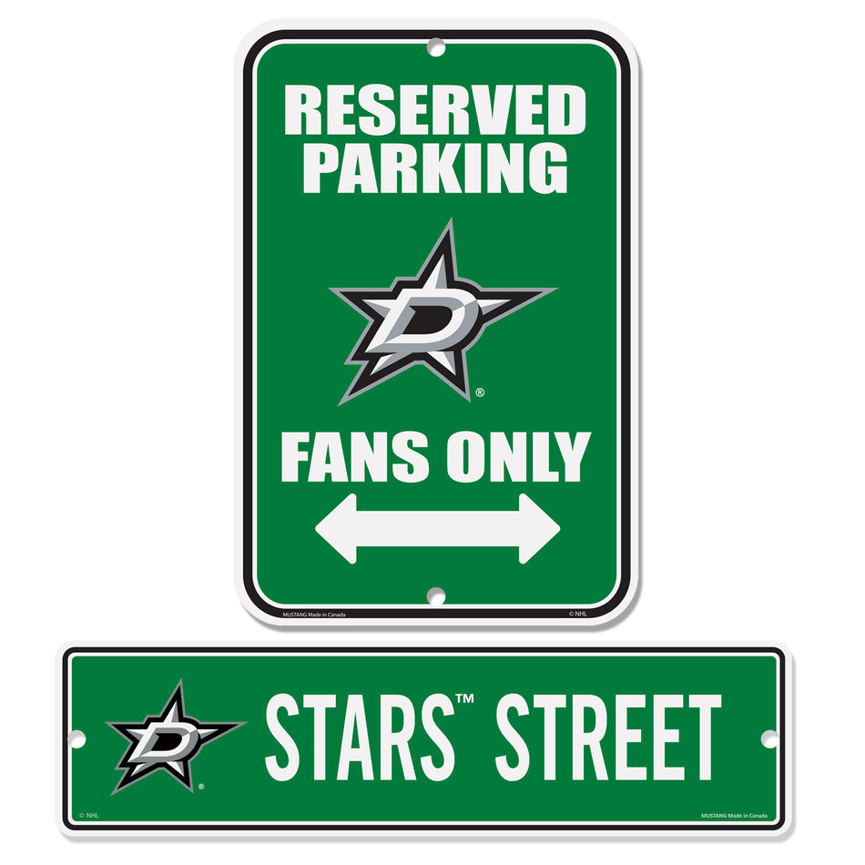 Dallas Stars Parking & Street 2 Pack Sign Set