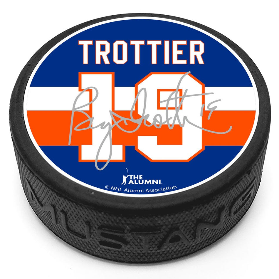 New York Islanders Alumni Puck - Trottier