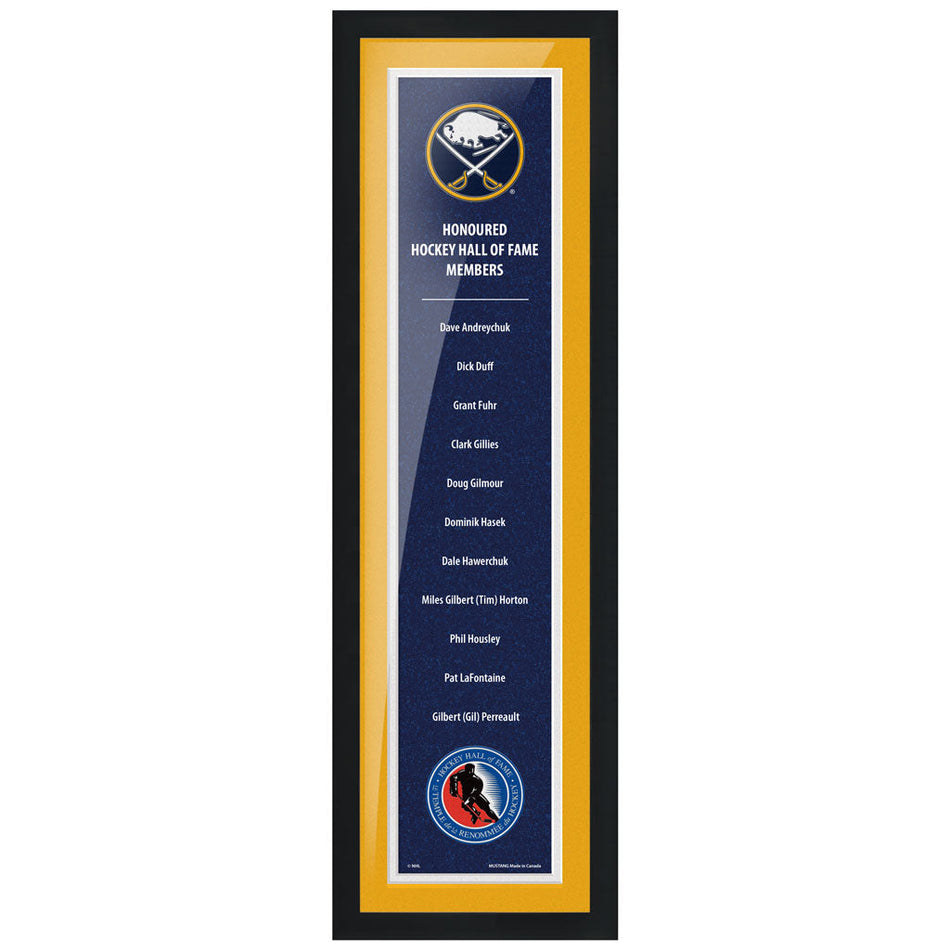 HHOF 6X22 Pic Frame Honoured Members-Buffalo Sabres