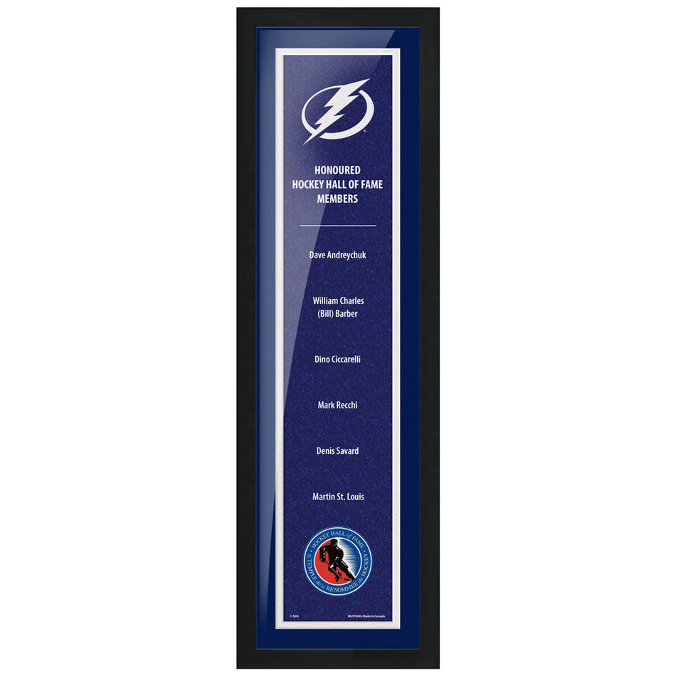 HHOF 6X22 Pic Frame Honoured Members-Tampa Bay Lightning