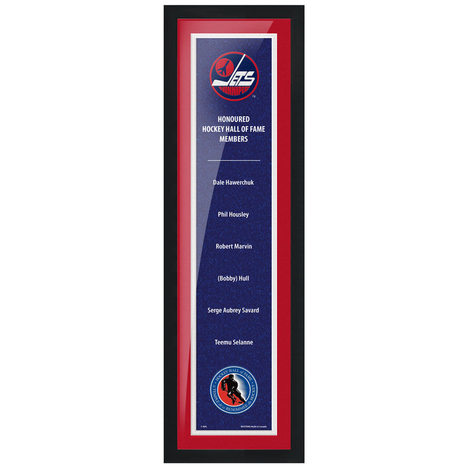 HHOF 6X22 Pic Frame Honoured Members-Winnipeg Jets