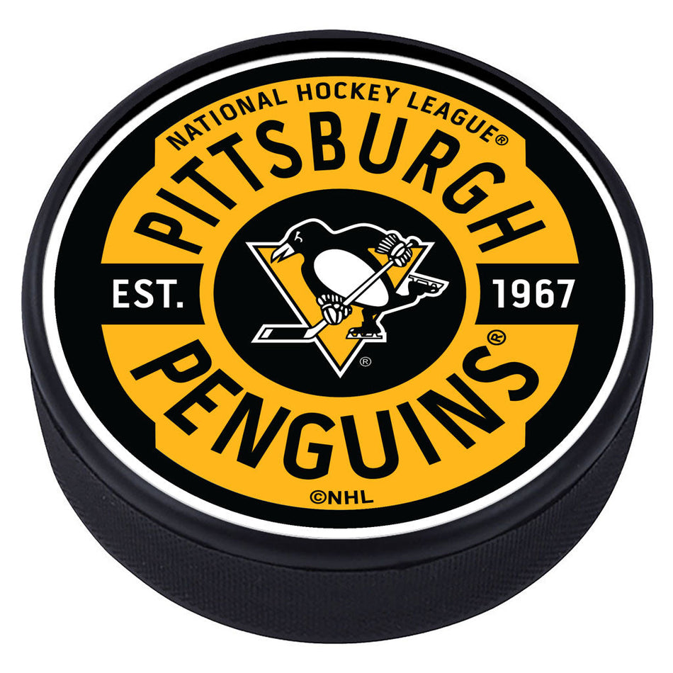 Pittsburgh Penguins Gear Textured Puck