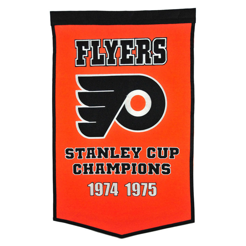 Philadelphia Flyers Dynasty Wool Banner 24x36